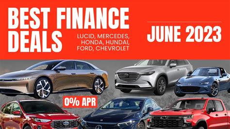 Best New Car Financing Deals May 2023